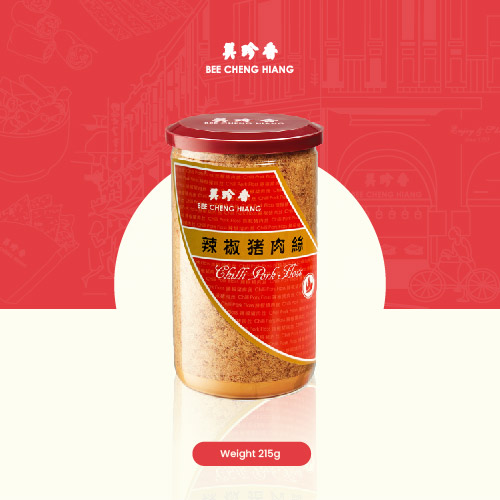 Chilli Pork Floss (215g) 辣椒猪肉丝 215克