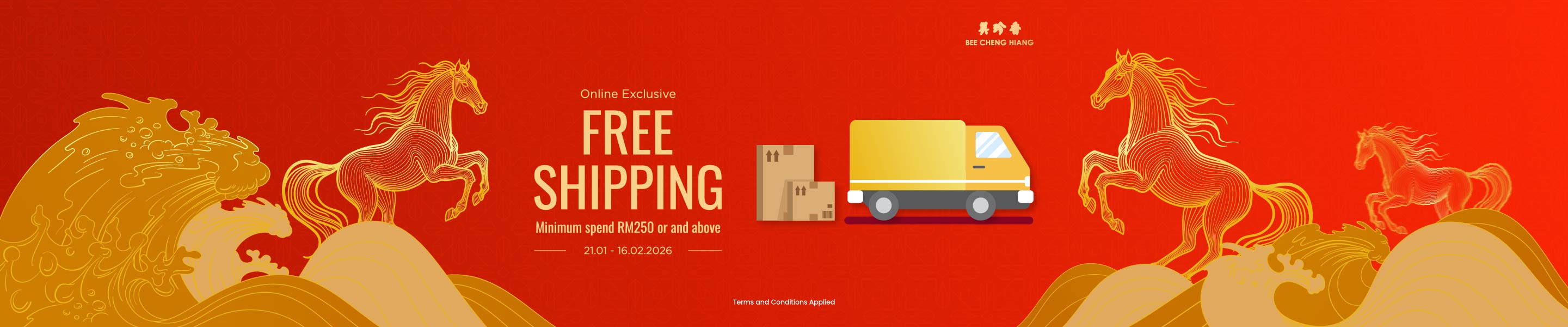 Free shipping above rm250