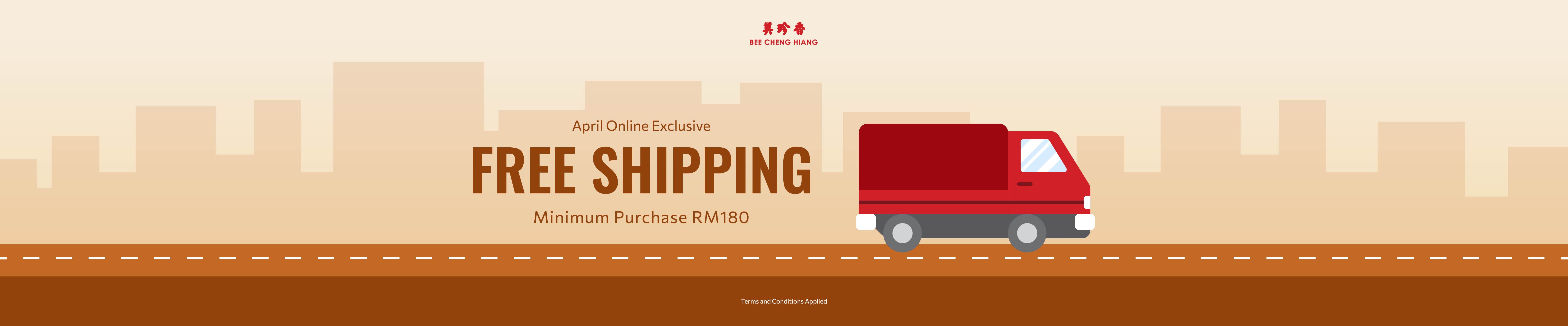 Apr'26 free shipping above rm180