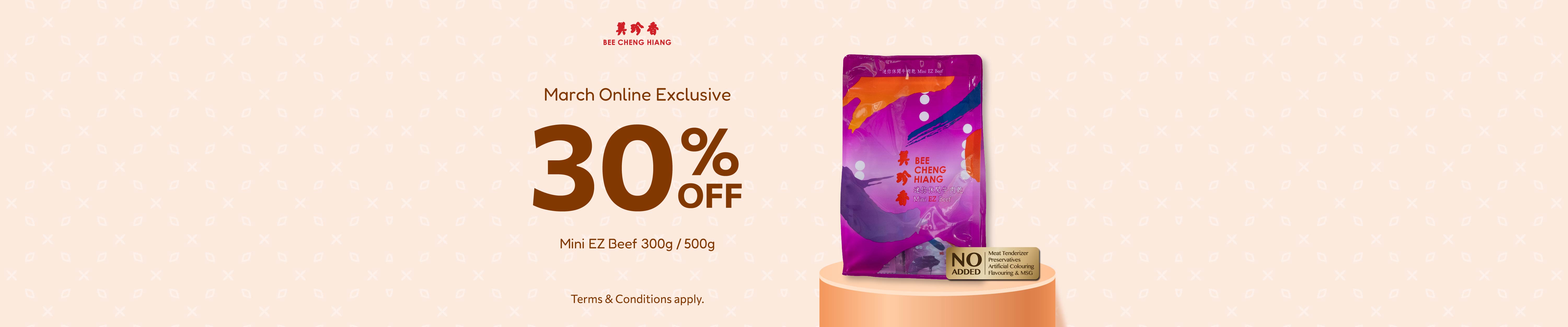 [1603] discount 30% mini beef